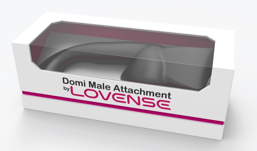 The male attachment has a prostate massager arm and a Penis ... Lovense - Domi - Male Attachment photo-9