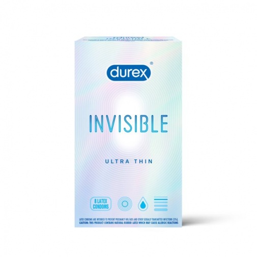 Durex - Invisible Ultra Thin 8's Pack photo