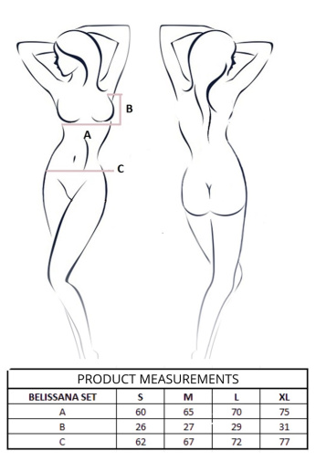 Passion - Belissana Set - Black - M photo