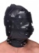 Strict - 仿阳具口罩型口塞连头罩 - 黑色  照片-2