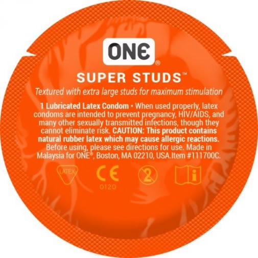 One Condoms - 超級凸點觸感 1片裝 照片