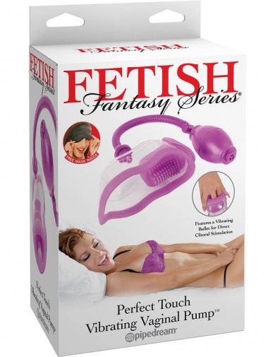 Fetish Fantasy - Perfect Touch 震动阴部泵 - 紫色 照片