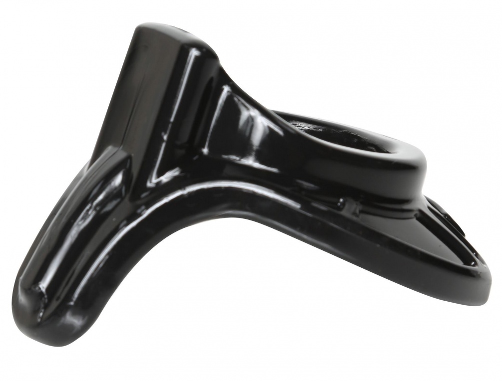 Perfect Fit - Armour Push Cock Ring - Black photo-2