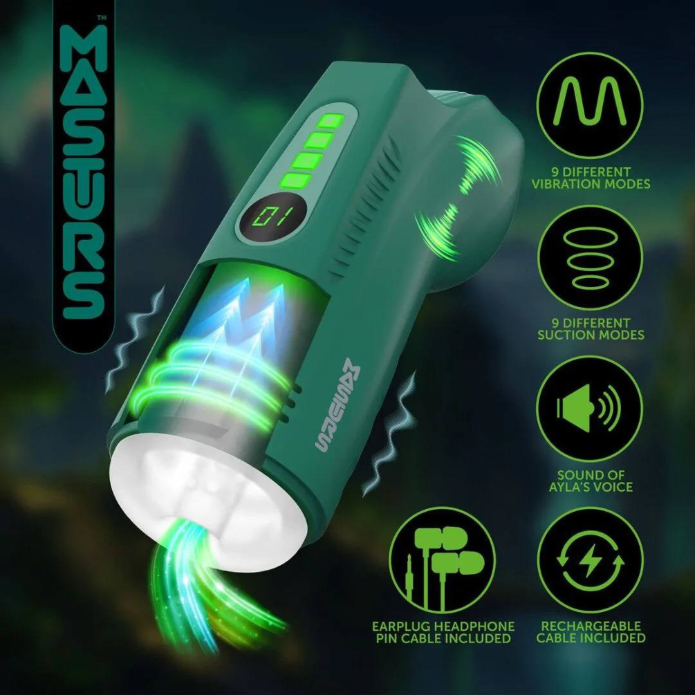 Masturs - Ayla Forest Warrior Vibro Masturbator 照片-3