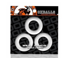 Oxballs - Willy Cockrings 3's Pack - White 照片