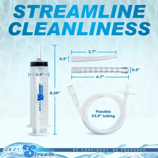 CleanStream - Enema Syringe w Attachments 照片