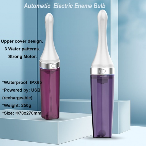Ubetter - Electric Enema Bulb - Purple photo