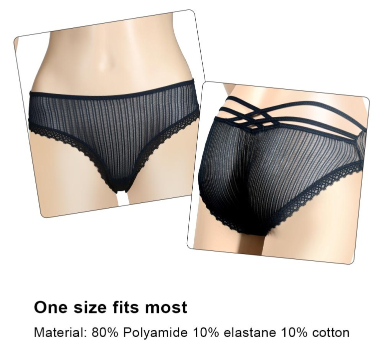 Lovetoy - IJOY 震动器连内裤 - 黑色 照片