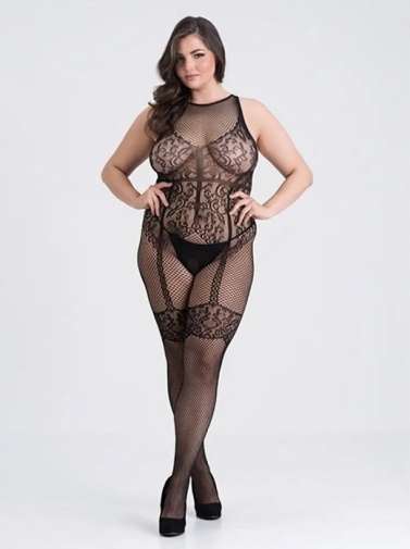 Fifty Shades of Grey - Captivate Crotchless Bodystocking - Black - Plus Size photo