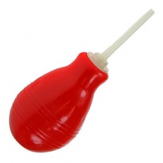 Uni-Sex Anal Douche - Red photo