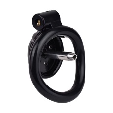 FAAK - Resin Chastity Cage 45mm w Catheter - Black 照片