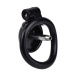 FAAK - Resin Chastity Cage 45mm w Catheter - Black photo-2