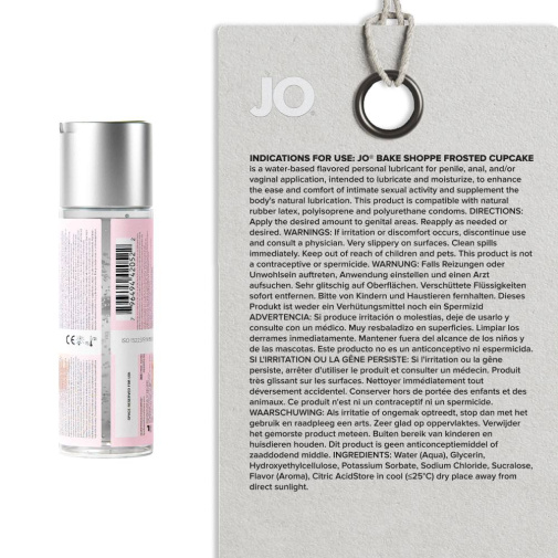 JO - H2O Bake Shoppe Frosted Cupcake Lubricant - 60ml photo