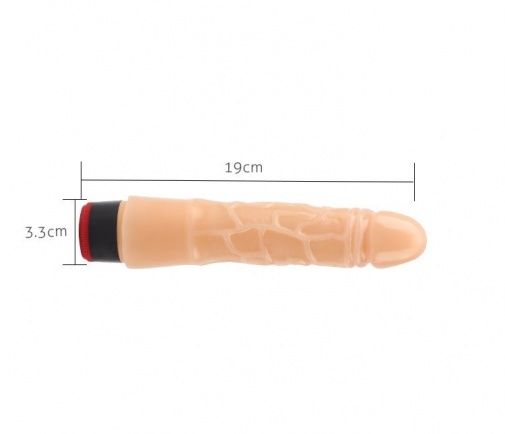 Chisa - 7.7″ Vibe Cock - Flesh photo