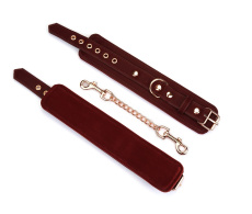 Liebe Seele - Metallic Shade Wrist Cuffs - Burgundy photo