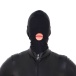 Kiotos - 氨綸透氣彈性開口面罩 - 黑色 照片-5