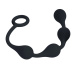 Levelz - Waterdrop Silicone Anal Balls S - Black 照片-2