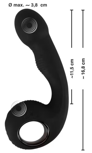 Black Velvets - G & P-Spot Vibrator - Black 照片