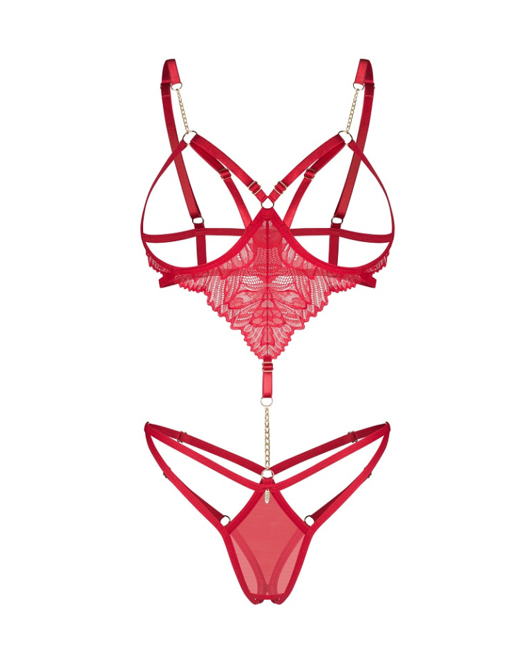 Obsessive - Matildea Teddy - Red - L/XL 照片