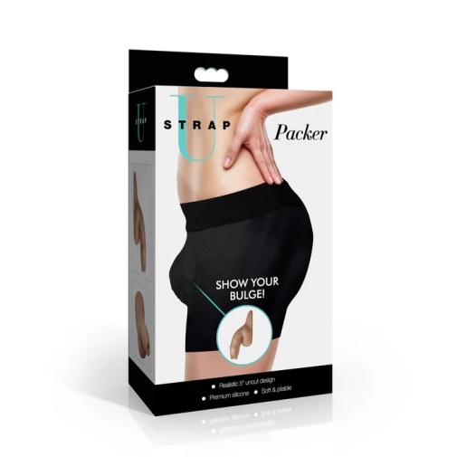 Strap U - 5.1" Uncut Packer Dildo - Medium photo