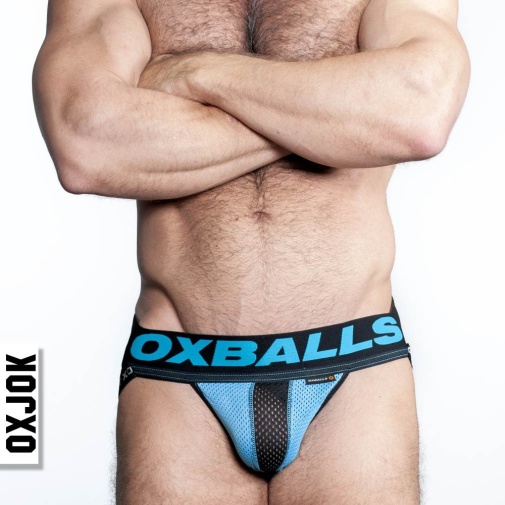 Oxjok - Airmesh Jockstrap w Ring - Blue Sky - XL 照片