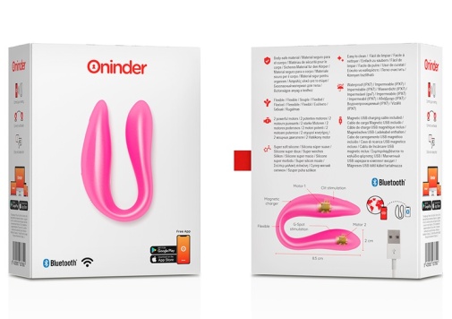  Oninder - Lisboa 應用程式遙控震蛋 - 粉紅色 照片
