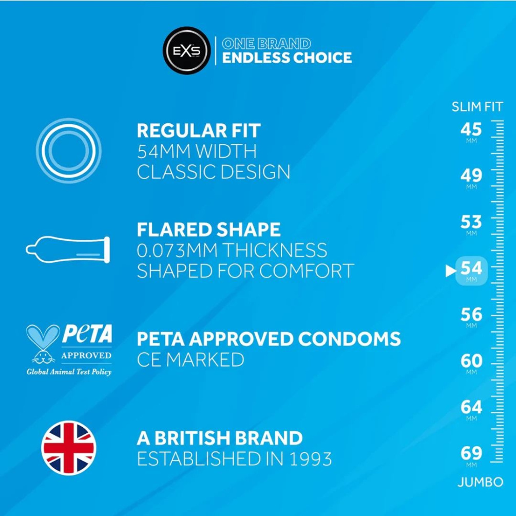 EXS - Vegan Smiley Face Regular Condoms 12's Pack 照片-3