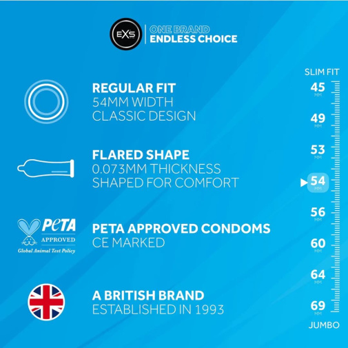 EXS - Vegan Smiley Face Regular Condoms 12's Pack 照片