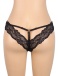 Ohyeah - Lace Hollow Out Panty - Black - XL 照片-6