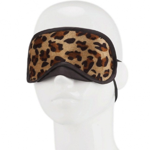 S&M - Peek-A-Boo Love Mask - Leopard photo