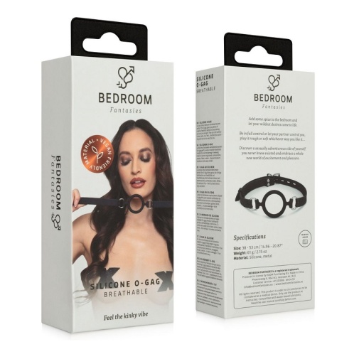 Bedroom Fantasies - 經典O型束口球 - 黑色 照片