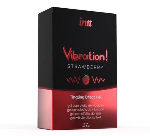 INTT - Vibration! 草莓味全性別刺激凝膠 - 15ml 照片
