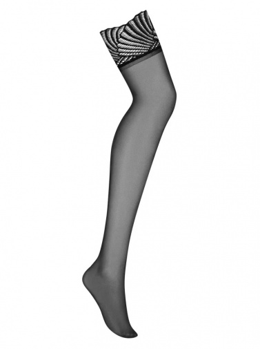 Obsessive - Klarita Stockings - Black - XXL photo