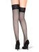 Ohyeah - Mesh Long Stockings - Black - Plus Size photo-2