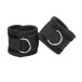 Ouch - Velvet Ankle Cuffs - Black photo
