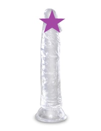 King Cock - 8" Realistic Cock - Clear photo