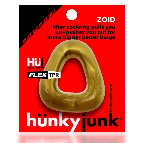 Hunkyjunk - Zoid 提升阴茎环 - 金色 照片