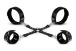 Bedroom Fantasies - Cuffs & Hogtie Set - Black photo-3