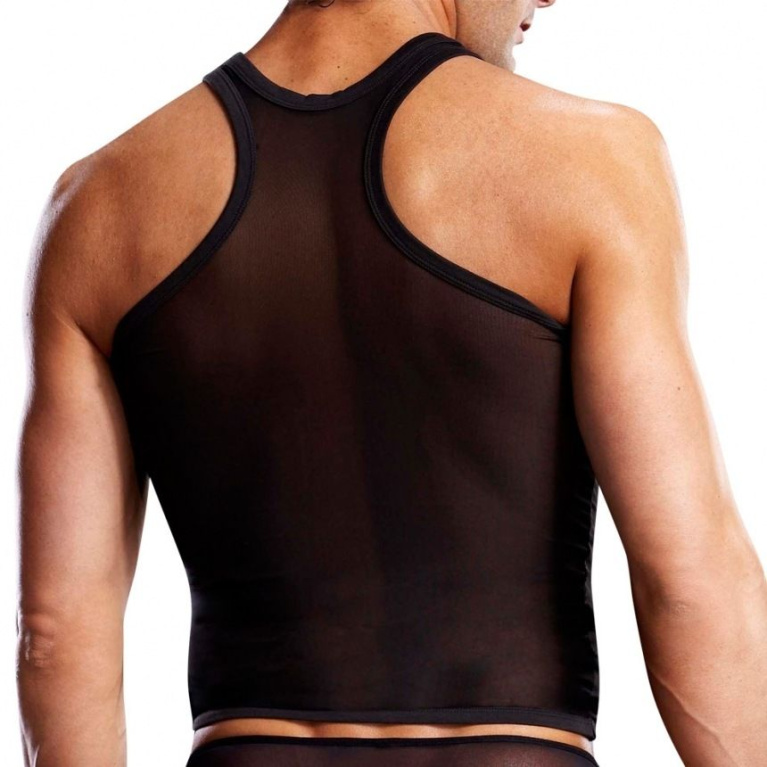 Blueline - Pro-Mesh Racerback Tank - Black - L/XL photo