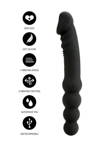 Hidden Desire - Extreme Dual Anal Vibrator - Black 照片