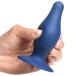 Squeeze-It - 錐形後庭塞 大碼 - 藍色 照片-2