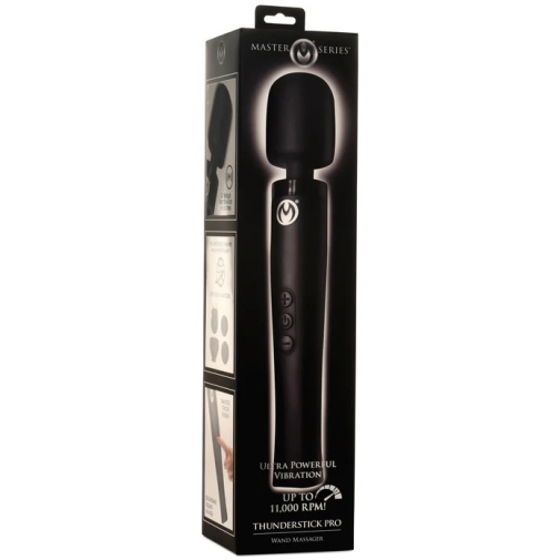 Master Series - Thunderstick Pro Wand Massager - Black 照片