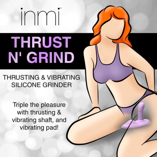 Inmi - Thrust 'N' Grind Vibrator - Purple 照片