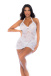 Mapale - 7610 Bridal Babydoll - White - L/XL photo