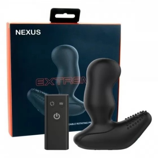 Nexus - Revo 旋轉式前列腺及會陰電動按摩器 - 黑色 照片