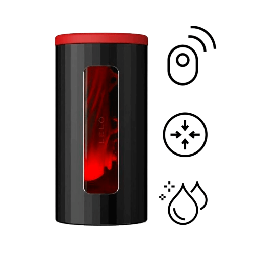 Lelo - F1S V2 APP Sonic Pulse Masturbator - Red photo