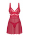 Obsessive - Cupide Desir Babydoll - Red - S/M photo-4