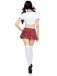 Leg Avenue - Miss Prep School Costume 4 pcs - Red - S/M photo-6