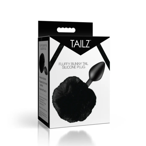 Tailz - 蓬松兔尾巴后庭塞 - 黑色 照片