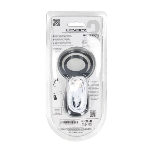 Levelz - Vibro Ring w Paw Stimulator - Black 照片